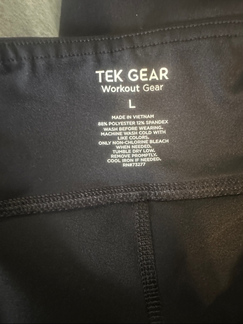 Tek Gear capri leggings size L - Picture 3 of 3